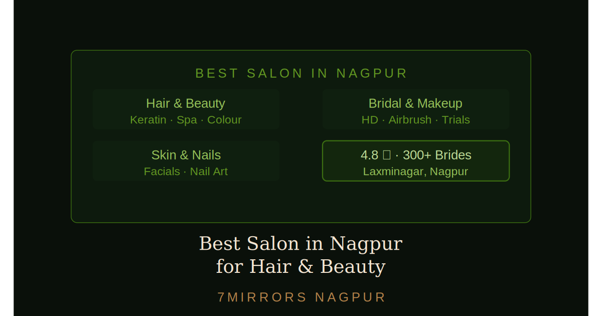 Best Salon in Nagpur for Hair & Beauty: Why 7Mirrors Tops the List
