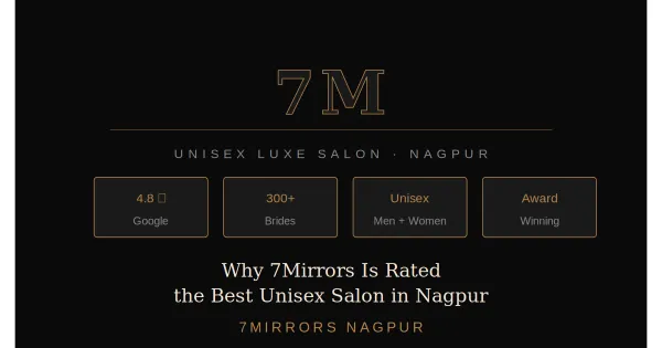 Why 7Mirrors Is Rated the Best Unisex Salon in Nagpur