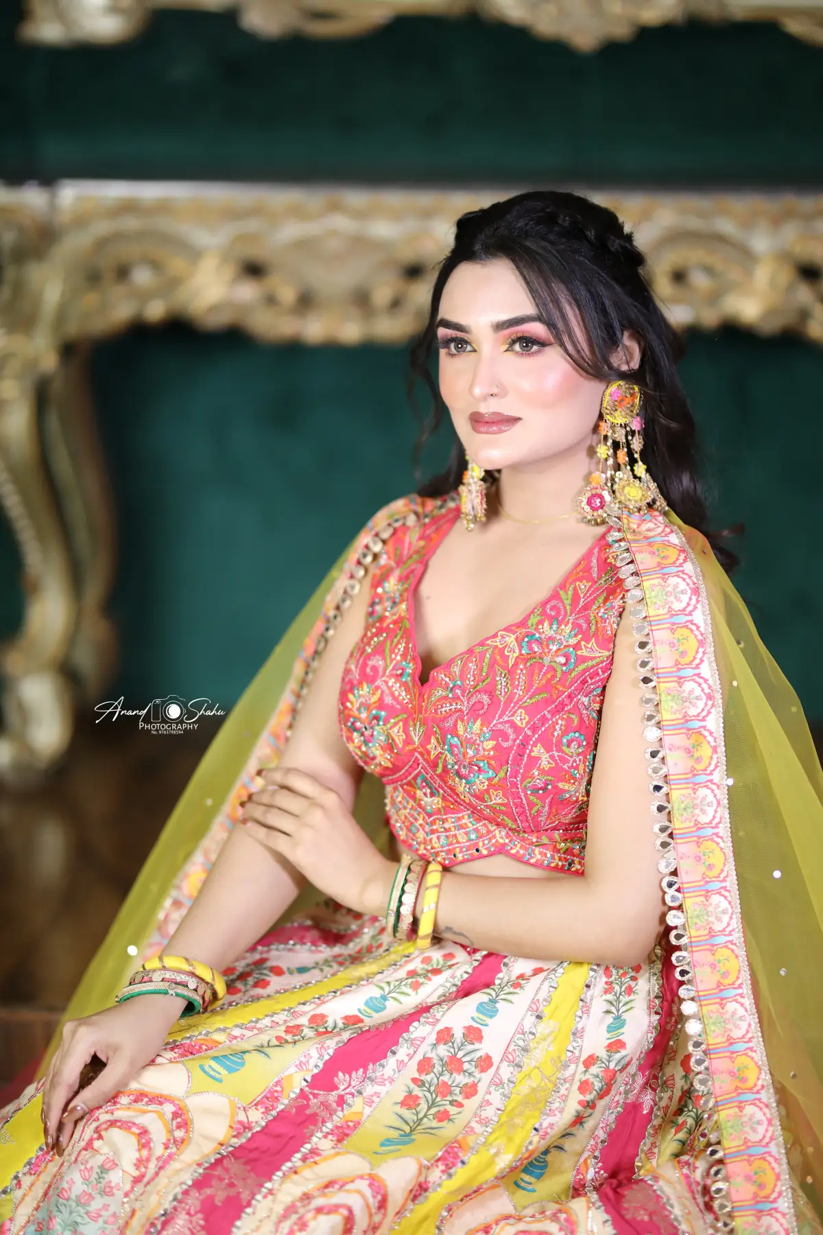 HD bridal makeup Jabalpur outdoor venue