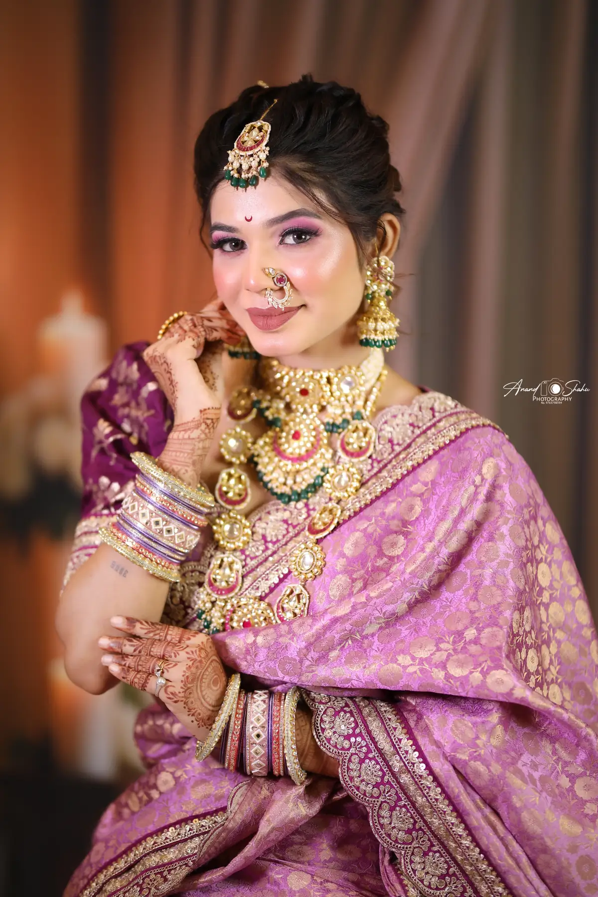 Airbrush bridal makeup Indore venue