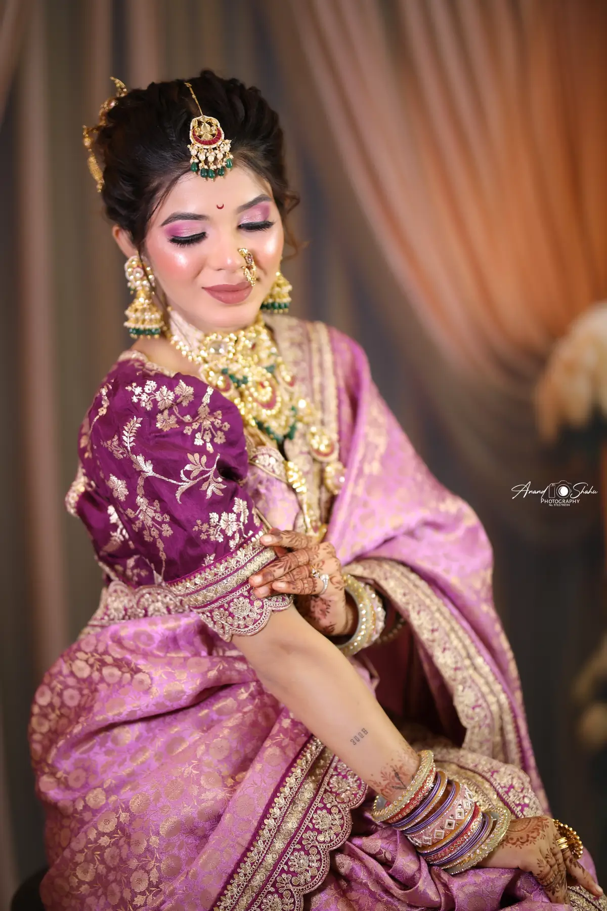 Luxury hotel bridal makeup Indore