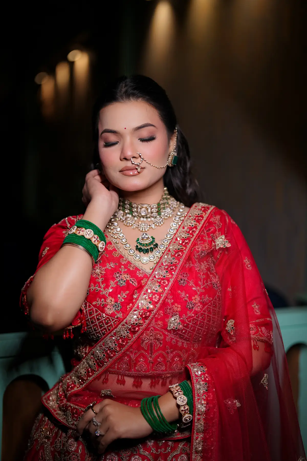 Airbrush bridal makeup Wardha