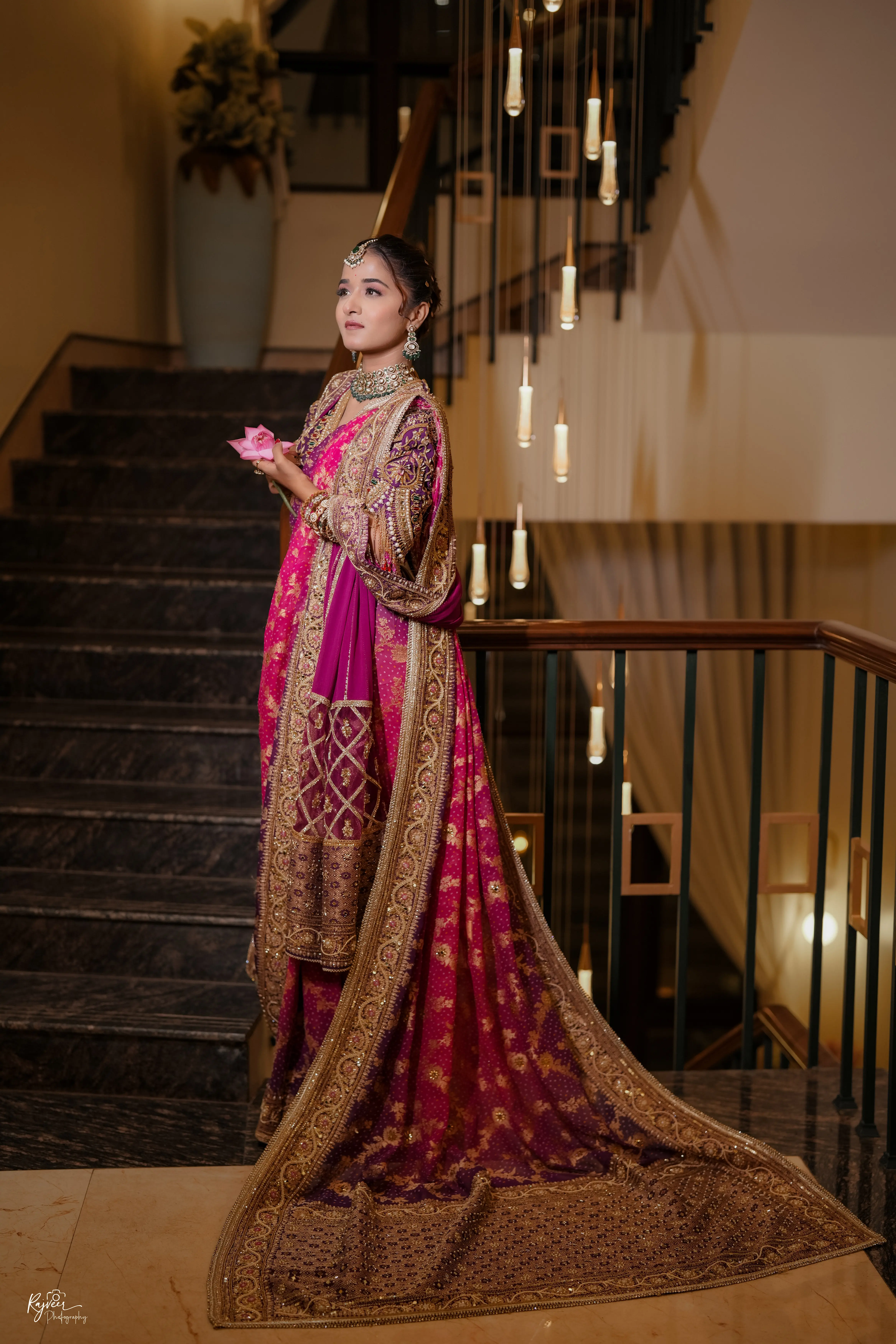 Airbrush and HD bridal makeup transformation in Nagpur