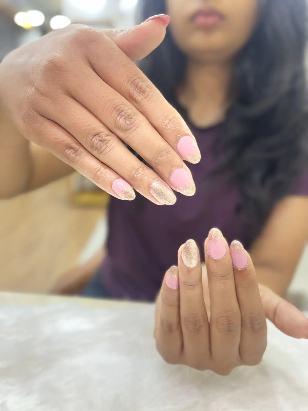 Chrome nail art 7 Mirrors Nagpur