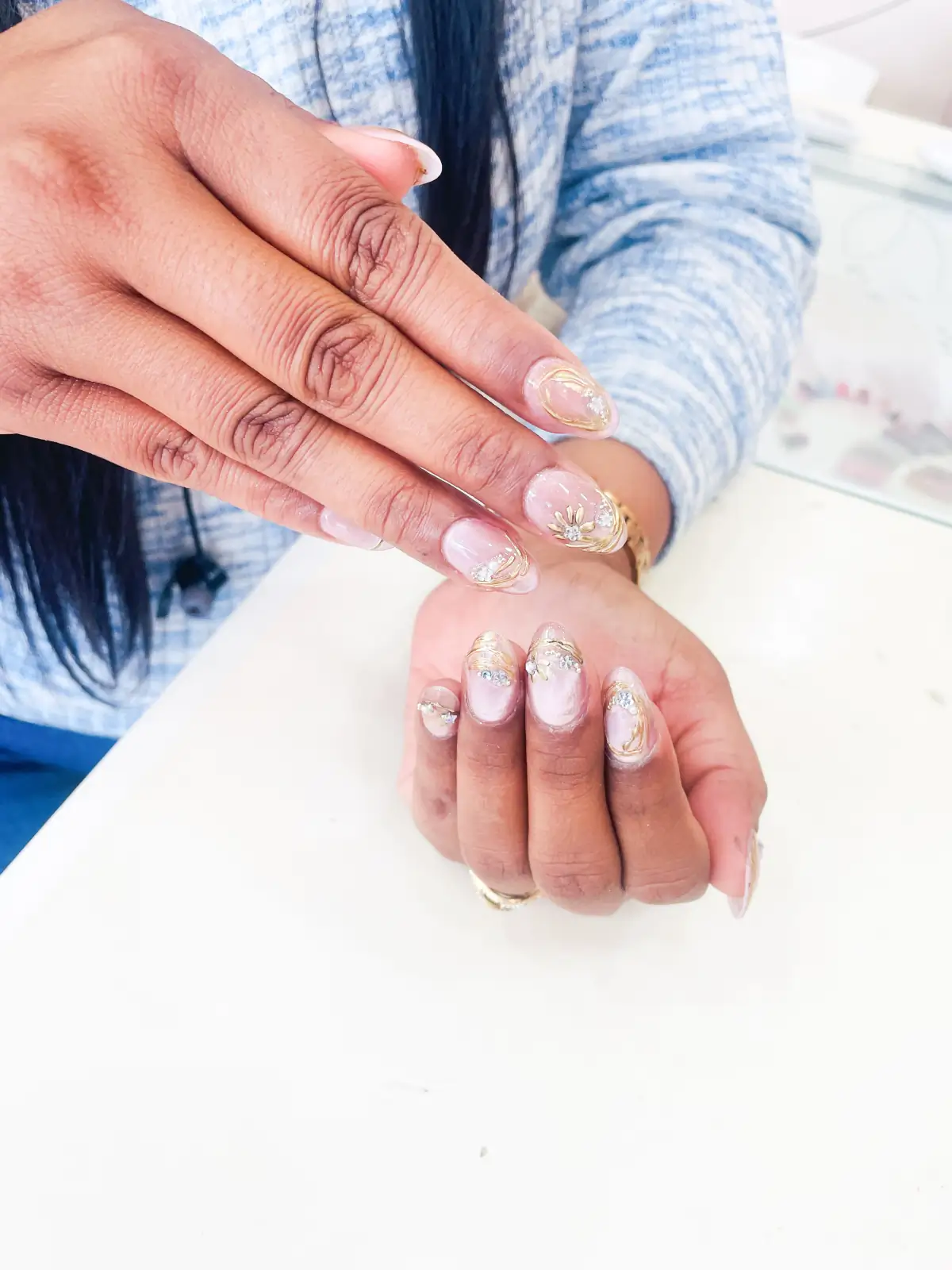 Gel nail art 7 Mirrors Nagpur