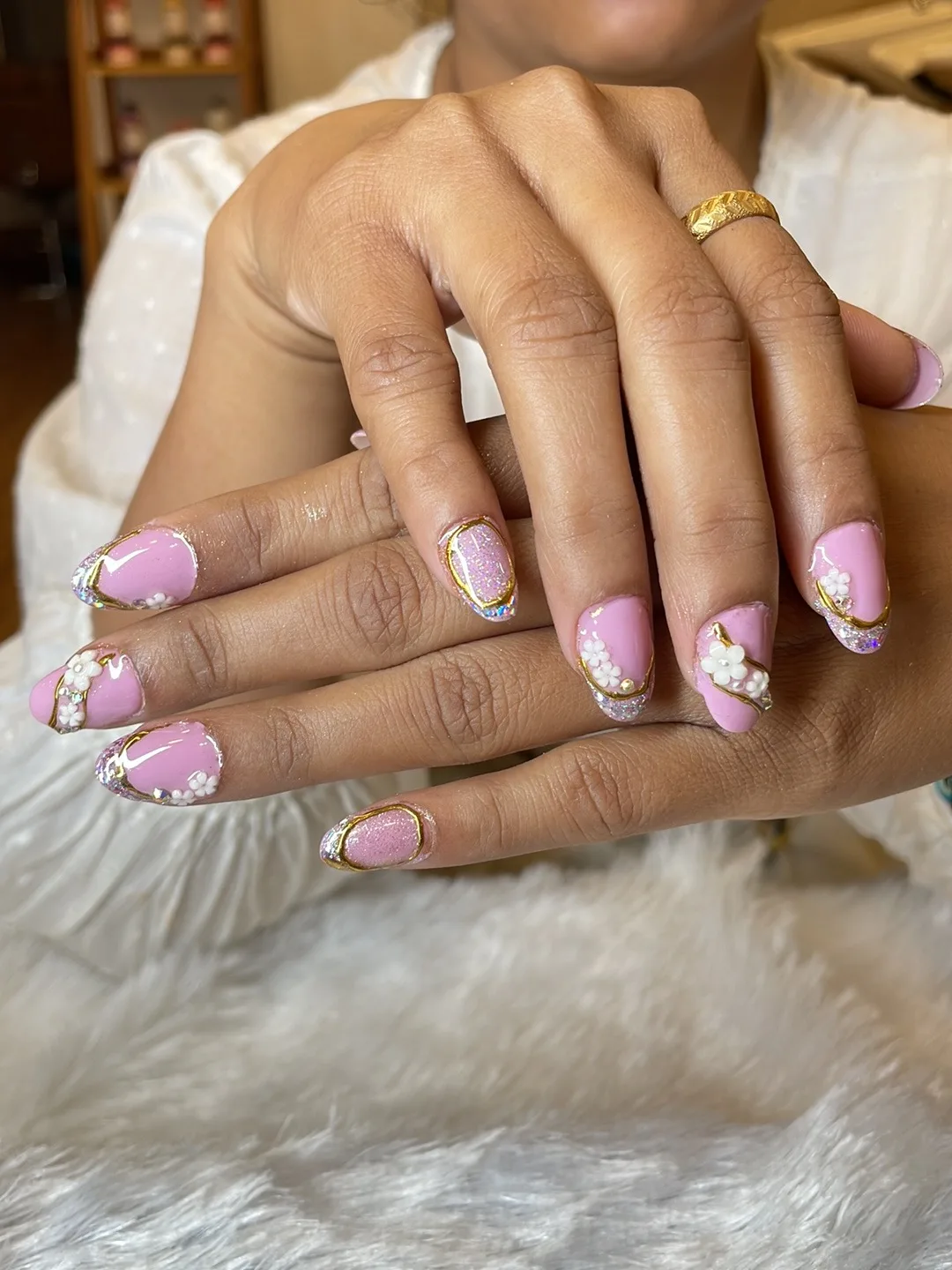 Gel nail design 7 Mirrors Nagpur